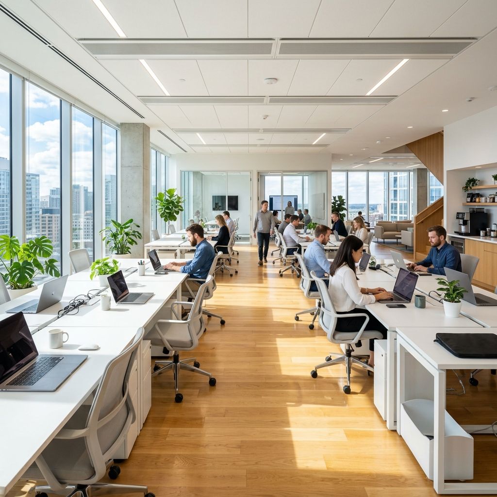 A clean office space in Atlanta